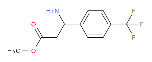 methyl 3-amino-3-[4-(trifluoromethyl)phenyl]propanoate