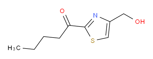 1-[4-(hydroxymethyl)-1,3-thiazol-2-yl]pentan-1-one