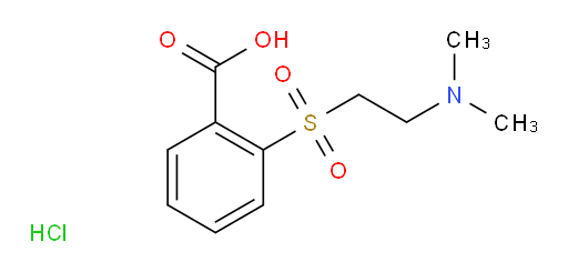2-[2-(dimethylamino)ethanesulfonyl]benzoic acid hydrochloride