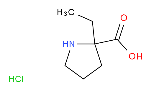 2-ethylpyrrolidine-2-carboxylic acid hydrochloride