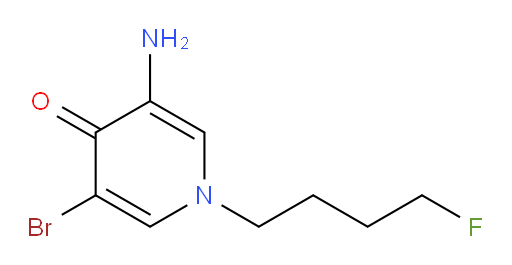 3-amino-5-bromo-1-(4-fluorobutyl)-1,4-dihydropyridin-4-one