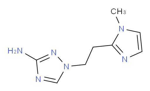 1-[2-(1-methyl-1H-imidazol-2-yl)ethyl]-1H-1,2,4-triazol-3-amine
