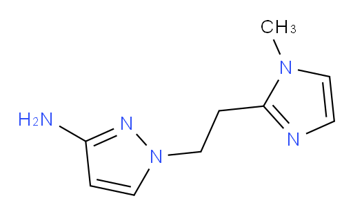 1-[2-(1-methyl-1H-imidazol-2-yl)ethyl]-1H-pyrazol-3-amine
