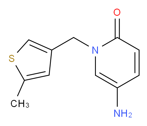 5-amino-1-[(5-methylthiophen-3-yl)methyl]-1,2-dihydropyridin-2-one