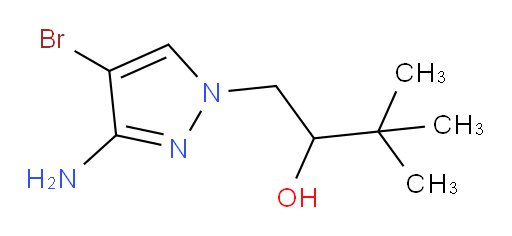 1-(3-amino-4-bromo-1H-pyrazol-1-yl)-3,3-dimethylbutan-2-ol