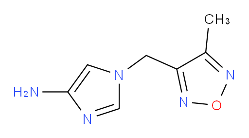 1-[(4-methyl-1,2,5-oxadiazol-3-yl)methyl]-1H-imidazol-4-amine