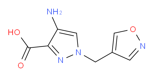 4-amino-1-[(1,2-oxazol-4-yl)methyl]-1H-pyrazole-3-carboxylic acid