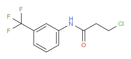 3-chloro-N-[3-(trifluoromethyl)phenyl]propanamide