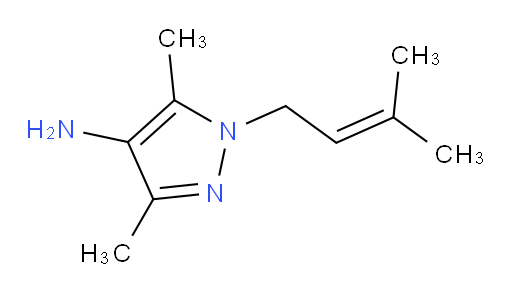 3,5-dimethyl-1-(3-methylbut-2-en-1-yl)-1H-pyrazol-4-amine