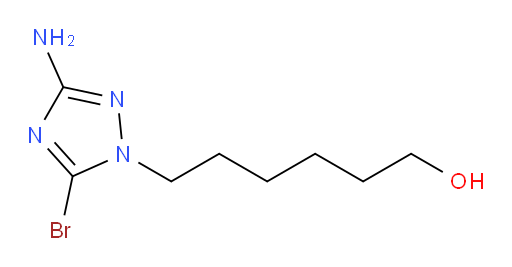 6-(3-amino-5-bromo-1H-1,2,4-triazol-1-yl)hexan-1-ol