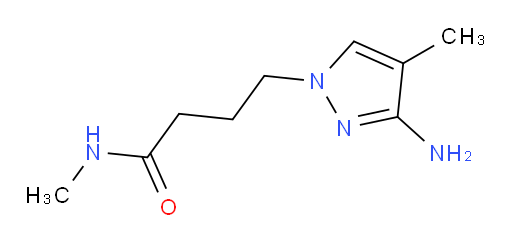 4-(3-amino-4-methyl-1H-pyrazol-1-yl)-N-methylbutanamide