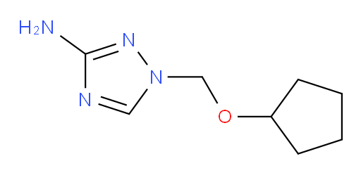 1-[(cyclopentyloxy)methyl]-1H-1,2,4-triazol-3-amine