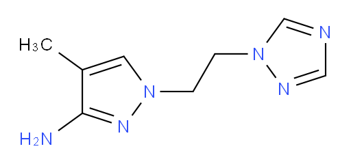 4-methyl-1-[2-(1H-1,2,4-triazol-1-yl)ethyl]-1H-pyrazol-3-amine