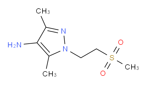 1-(2-methanesulfonylethyl)-3,5-dimethyl-1H-pyrazol-4-amine