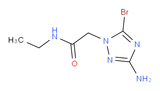 2-(3-amino-5-bromo-1H-1,2,4-triazol-1-yl)-N-ethylacetamide