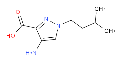 4-amino-1-(3-methylbutyl)-1H-pyrazole-3-carboxylic acid