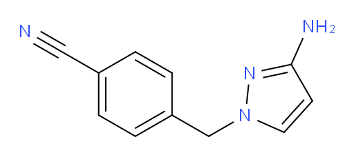 4-[(3-amino-1H-pyrazol-1-yl)methyl]benzonitrile