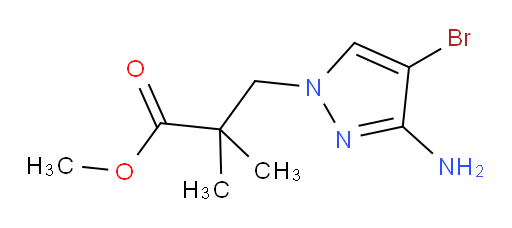 methyl 3-(3-amino-4-bromo-1H-pyrazol-1-yl)-2,2-dimethylpropanoate