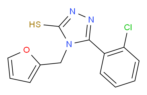 5-(2-chlorophenyl)-4-[(furan-2-yl)methyl]-4H-1,2,4-triazole-3-thiol