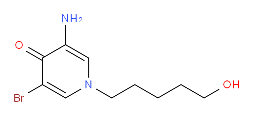 3-amino-5-bromo-1-(5-hydroxypentyl)-1,4-dihydropyridin-4-one