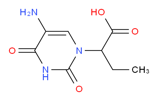 2-(5-amino-2,4-dioxo-1,2,3,4-tetrahydropyrimidin-1-yl)butanoic acid