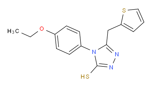 4-(4-ethoxyphenyl)-5-[(thiophen-2-yl)methyl]-4H-1,2,4-triazole-3-thiol