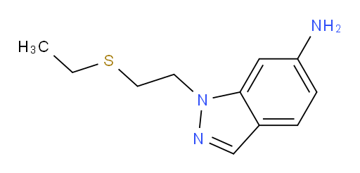1-[2-(ethylsulfanyl)ethyl]-1H-indazol-6-amine