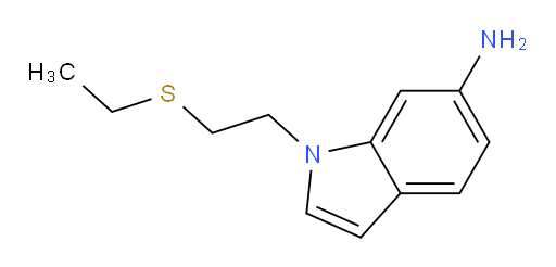 1-[2-(ethylsulfanyl)ethyl]-1H-indol-6-amine