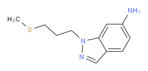 1-[3-(methylsulfanyl)propyl]-1H-indazol-6-amine