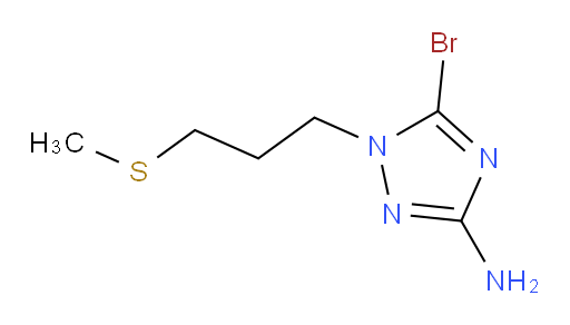 5-bromo-1-[3-(methylsulfanyl)propyl]-1H-1,2,4-triazol-3-amine