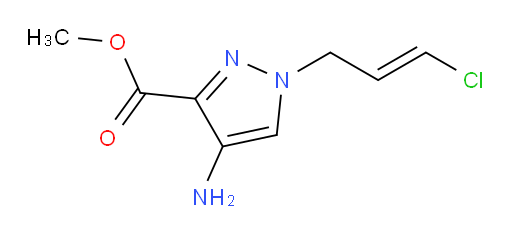 methyl 4-amino-1-(3-chloroprop-2-en-1-yl)-1H-pyrazole-3-carboxylate