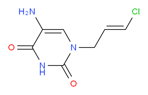 5-amino-1-(3-chloroprop-2-en-1-yl)-1,2,3,4-tetrahydropyrimidine-2,4-dione