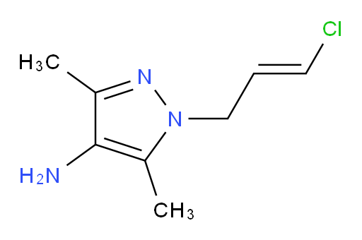 1-(3-chloroprop-2-en-1-yl)-3,5-dimethyl-1H-pyrazol-4-amine