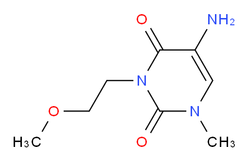 5-amino-3-(2-methoxyethyl)-1-methyl-1,2,3,4-tetrahydropyrimidine-2,4-dione