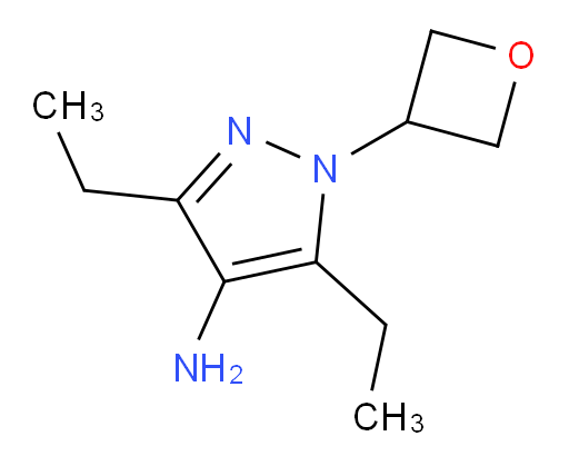 3,5-diethyl-1-(oxetan-3-yl)-1H-pyrazol-4-amine