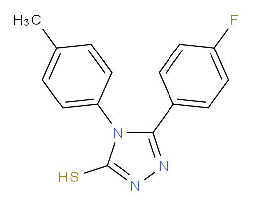 5-(4-fluorophenyl)-4-(4-methylphenyl)-4H-1,2,4-triazole-3-thiol