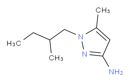 5-methyl-1-(2-methylbutyl)-1H-pyrazol-3-amine