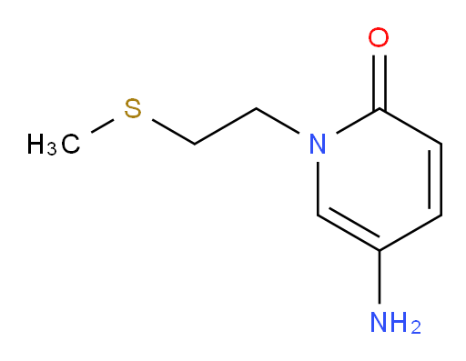 5-amino-1-[2-(methylsulfanyl)ethyl]-1,2-dihydropyridin-2-one
