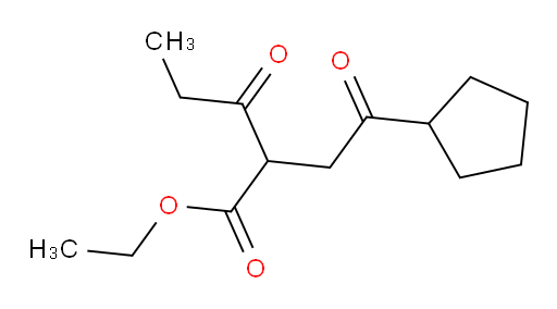 ethyl 2-(2-cyclopentyl-2-oxoethyl)-3-oxopentanoate
