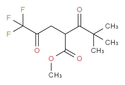 methyl 4,4-dimethyl-3-oxo-2-(3,3,3-trifluoro-2-oxopropyl)pentanoate