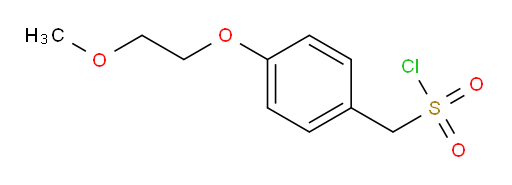 [4-(2-methoxyethoxy)phenyl]methanesulfonyl chloride