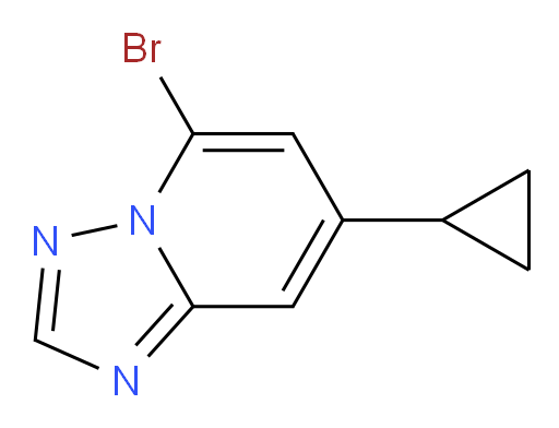 5-bromo-7-cyclopropyl-[1,2,4]triazolo[1,5-a]pyridine