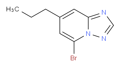 5-bromo-7-propyl-[1,2,4]triazolo[1,5-a]pyridine