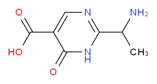 2-(1-aminoethyl)-6-oxo-1,6-dihydropyrimidine-5-carboxylic acid