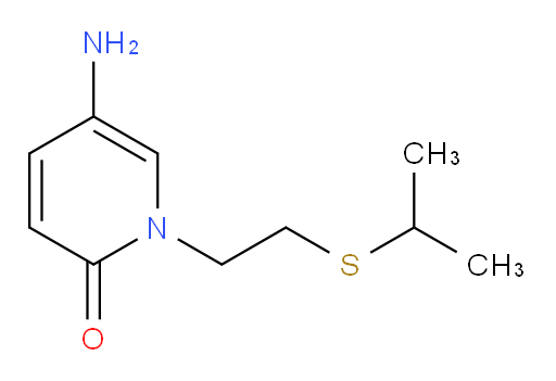 5-amino-1-[2-(propan-2-ylsulfanyl)ethyl]-1,2-dihydropyridin-2-one