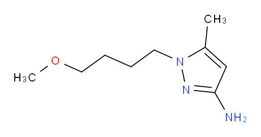 1-(4-methoxybutyl)-5-methyl-1H-pyrazol-3-amine