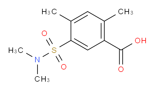 5-(dimethylsulfamoyl)-2,4-dimethylbenzoic acid