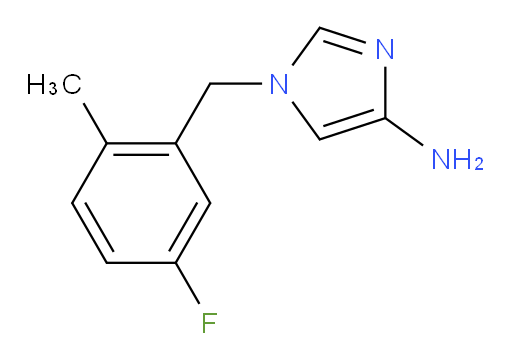 1-[(5-fluoro-2-methylphenyl)methyl]-1H-imidazol-4-amine