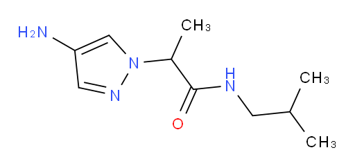 2-(4-amino-1H-pyrazol-1-yl)-N-(2-methylpropyl)propanamide