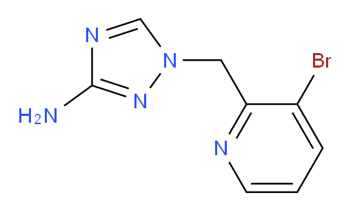 1-[(3-bromopyridin-2-yl)methyl]-1H-1,2,4-triazol-3-amine